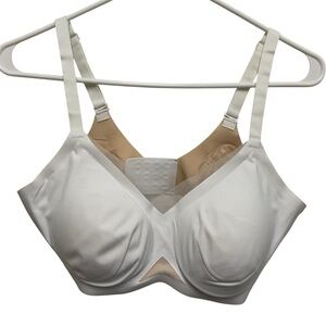 Honeylove crossover wireless bra white NEW